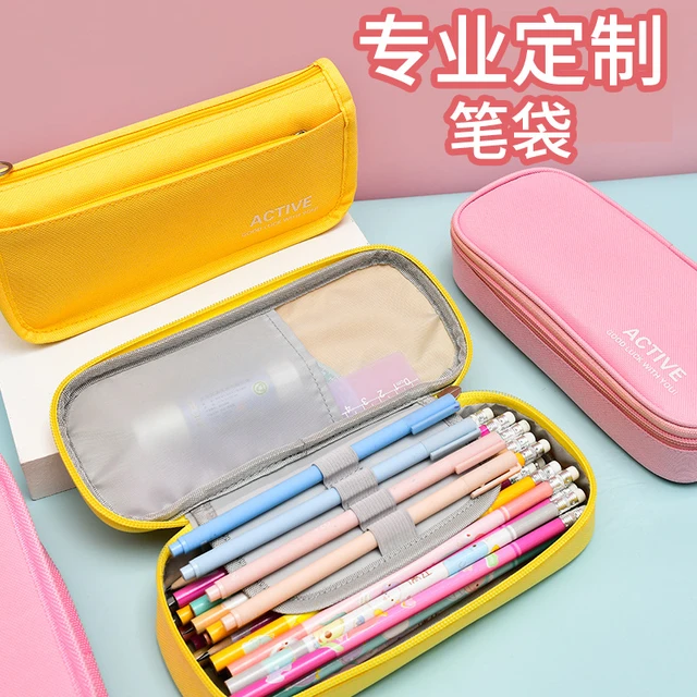 Kawaii Pencil Cases Large Capacity Pencil Bag Pouch Holder Box for