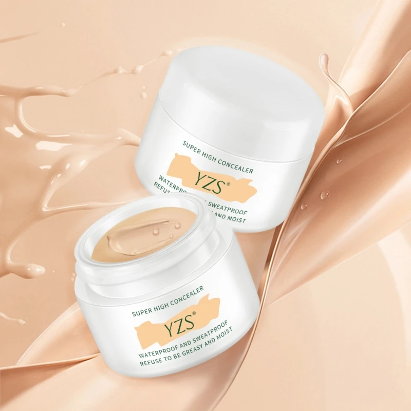 Concealer Foundation Cream Full Cover Dark Circles Acne Spots Dark Circles For Tattoos Scars Natural Finish Makeup Base Contour