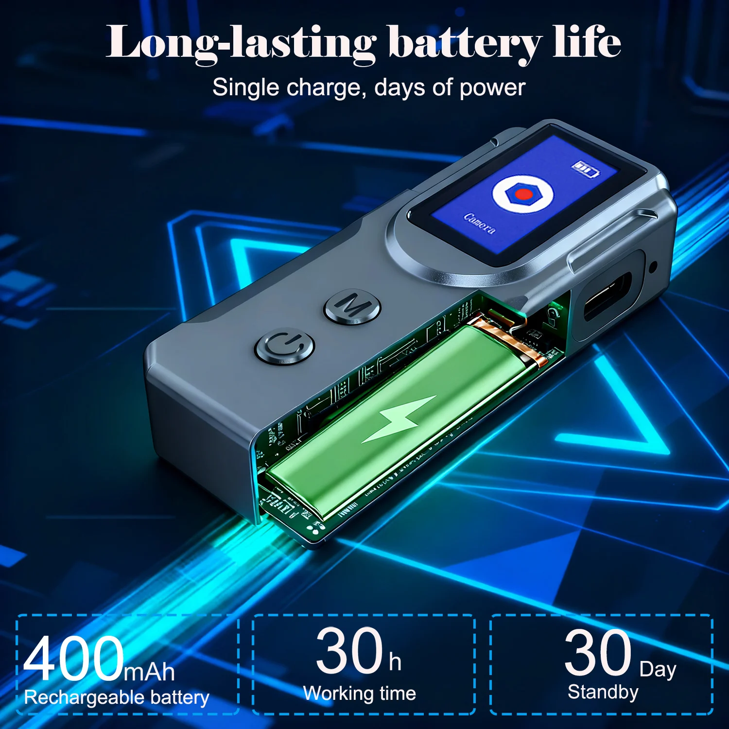 ماسح ضوئي محمول لإشارة الترددات اللاسلكية يعمل بال...