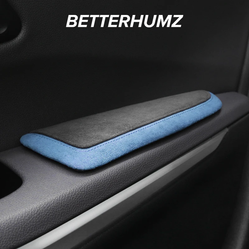 Coussin Accoudoir Voiture En Cuir Souple - Support Porte Ou Console, Noir, Confort Et Protection Intérieure