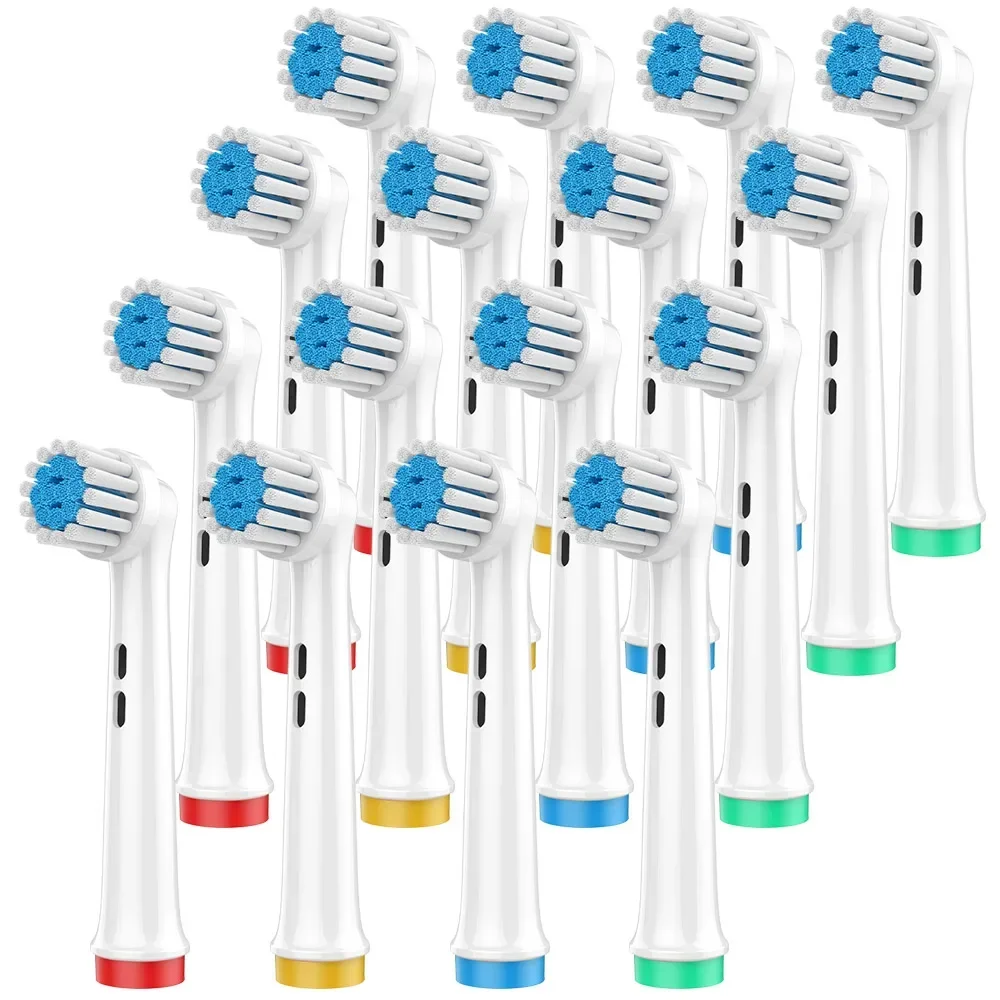 

16 шт., сменные головки для электрической зубной щетки Braun OralB 3709/D12/3756/3757