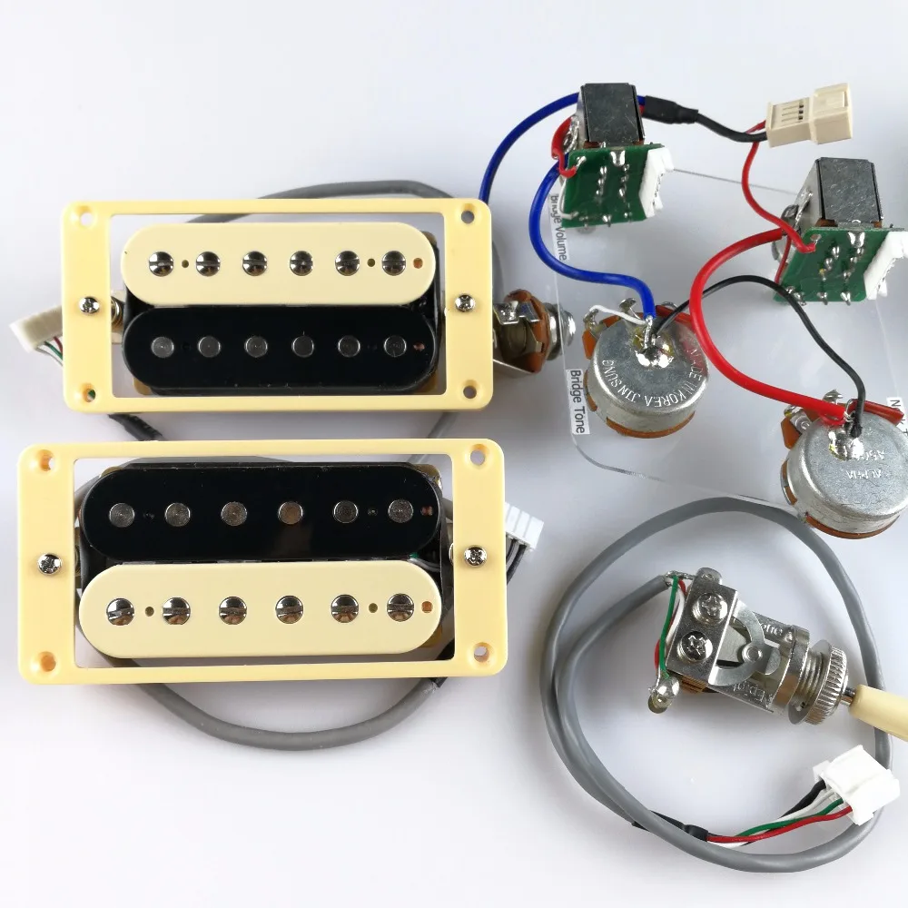 Epiphone ProBucker 2・3 ＆ 配線済みハーネスセット ブラックセット
