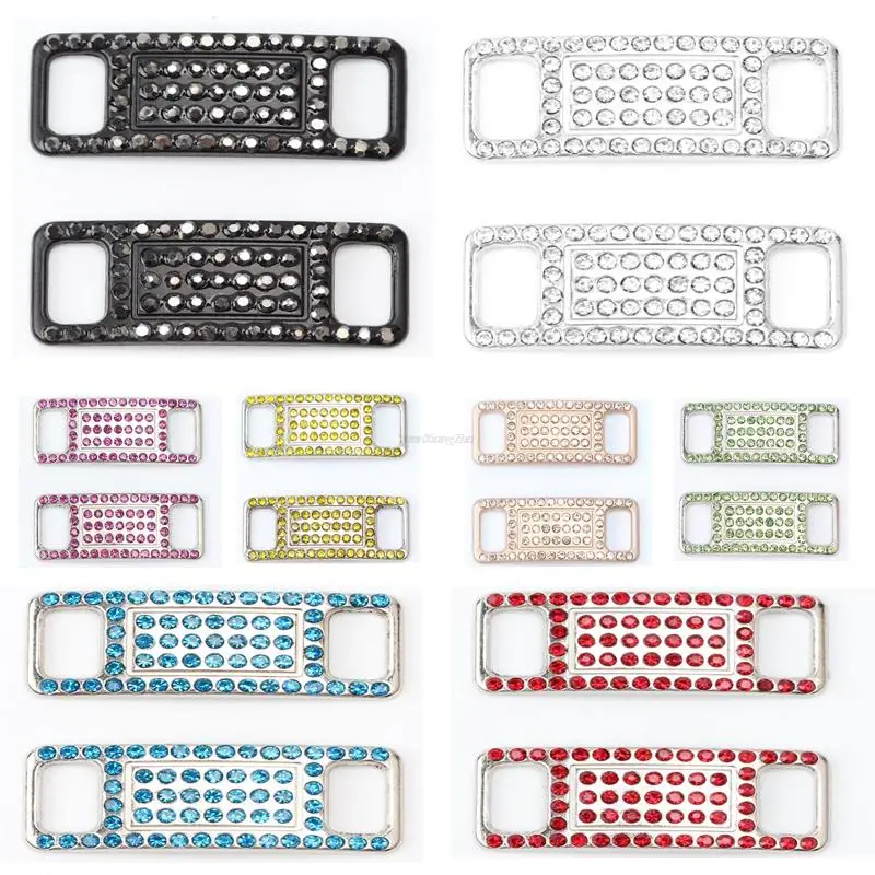 AF1 Schnürsenkel Schnalle Bunte Diamant Schuh Charms Qualität Metall Schnürsenkel Dekorationen Chapa Air Force One Sneaker Schuhe Zubehör