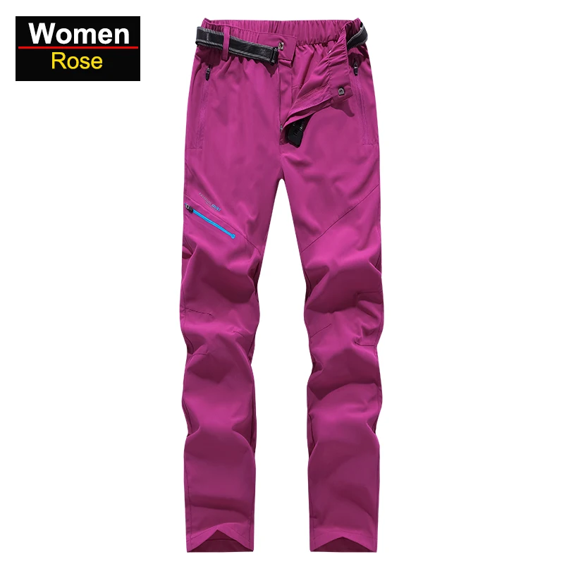 Women's Quick Dry Lightweight Hiking Pants with Zipper Pockets