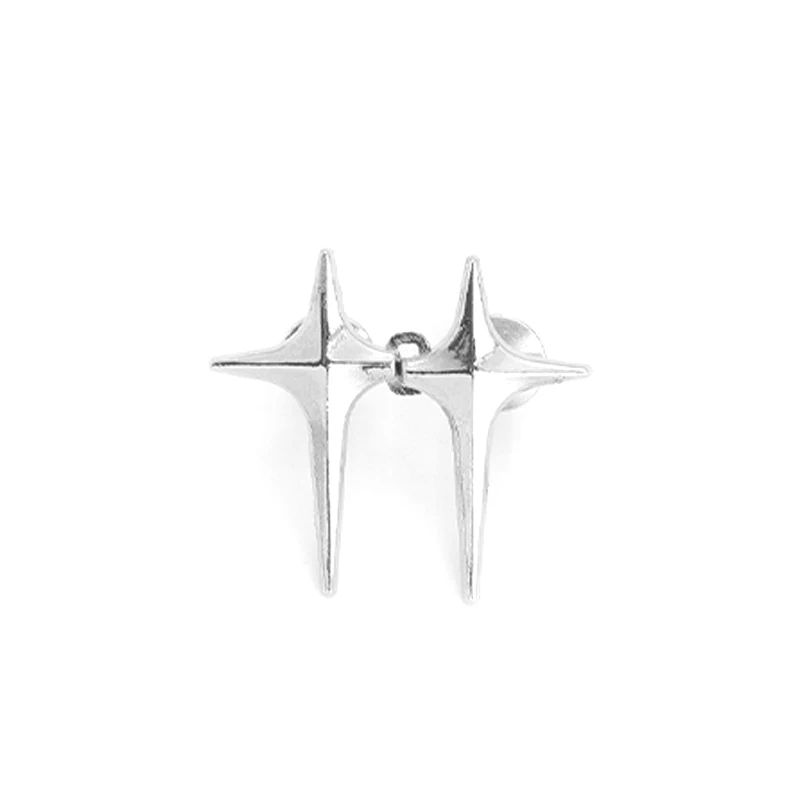 Trendy Cross Star Waist Buckle Adjustable Detachable Pants Clips Waist Tightener Nail-free Metal Button Snaps For Jeans Decor Belt Buckle, Clothing Decor
