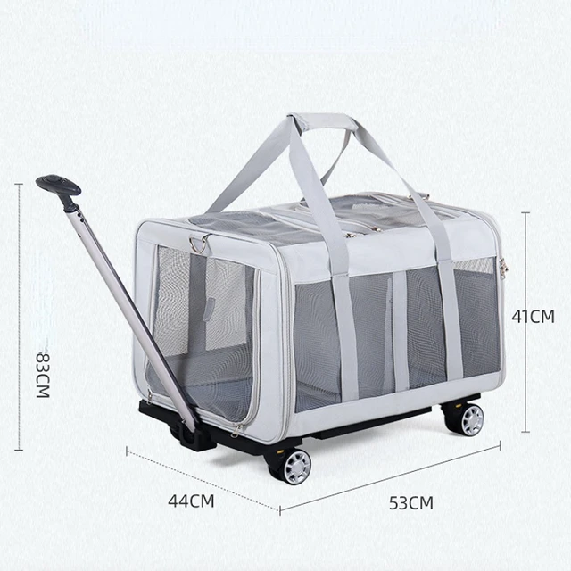 Chariot à roulettes universelles détachables pour animaux de compagnie – Image 6