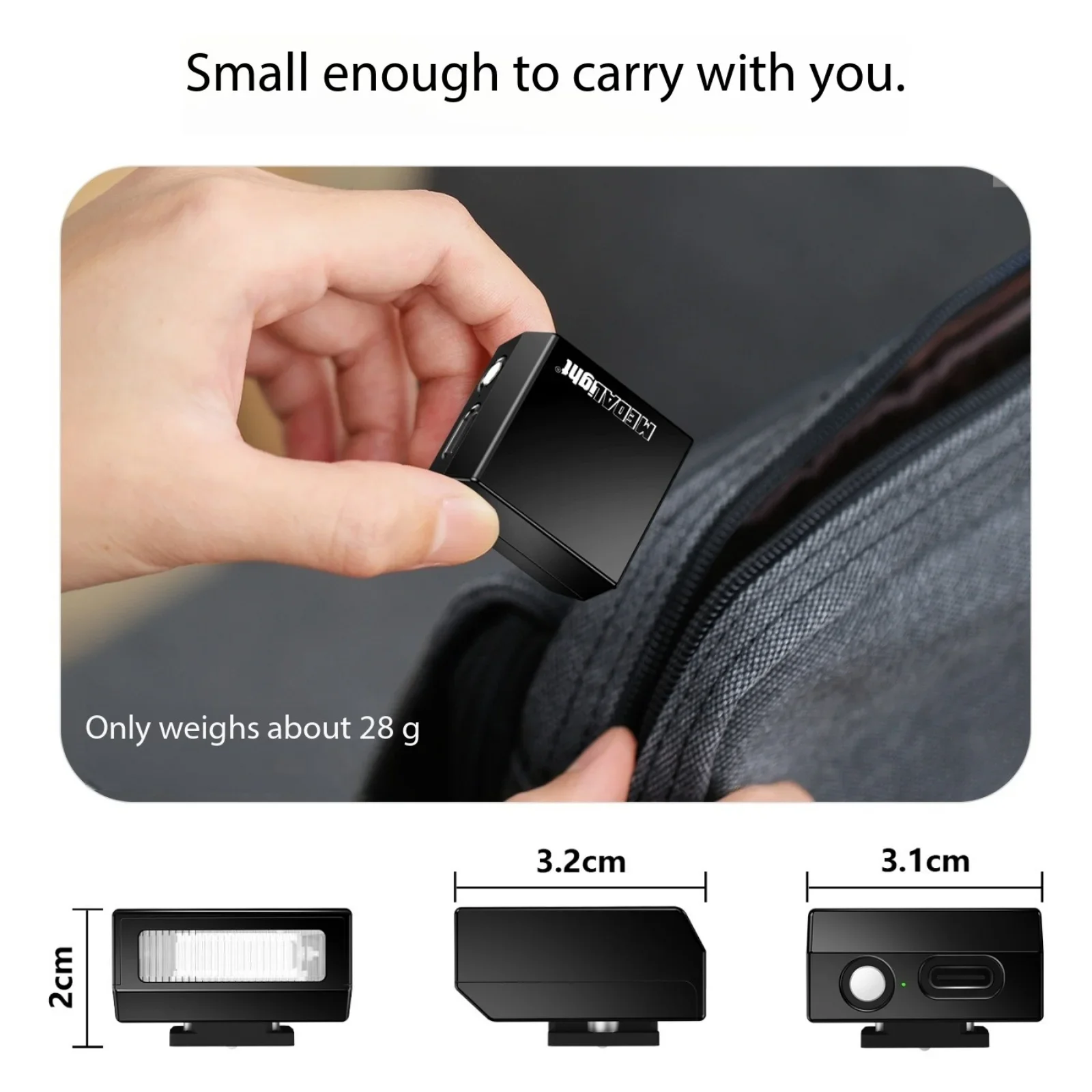 Medalight F1 F1S Metal Version Mini Rechargeable Camera Flash Light Speedlite For Fuji/Sony/Nikon/Canon Digital Film DSLR Camera on camera flash,camera flash