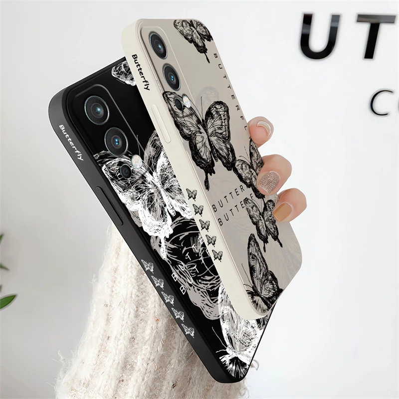 Butterfly Pattern Soft Silicone Shockproof Phone Case