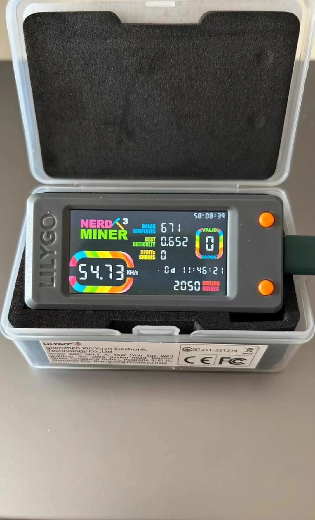 Nerdminer-bitcoin Mineiro com T-display Hashrate Mineiro Loteria Btc Lilygo Btc Eth Mineiro Mineiro s3 V2.0 78kh s V1.6.3 Oficial - Imagem 6