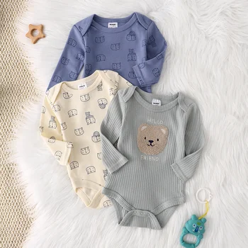 Baby Boy 3-Piece Onesie Set 1