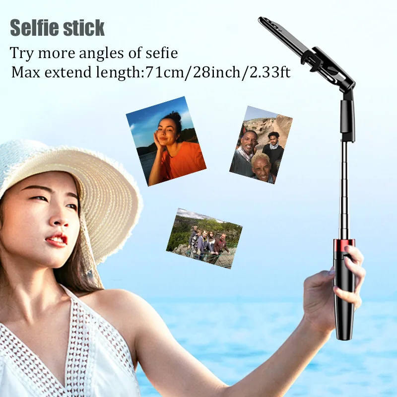 Y11/Y9 Bluetooth Selfie Stick Mini Portable All-in-One Tripod Selfie Stick Can Shoot Horizontally and Vertically