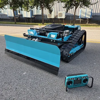 Winter snow shoveling special fully automatic remote control intelligent crawler orchard lawn smart lawn mower 1