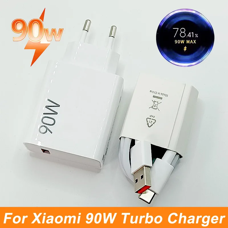 Xiaomi 90W EU Hyper Turbo Charger Type C PD