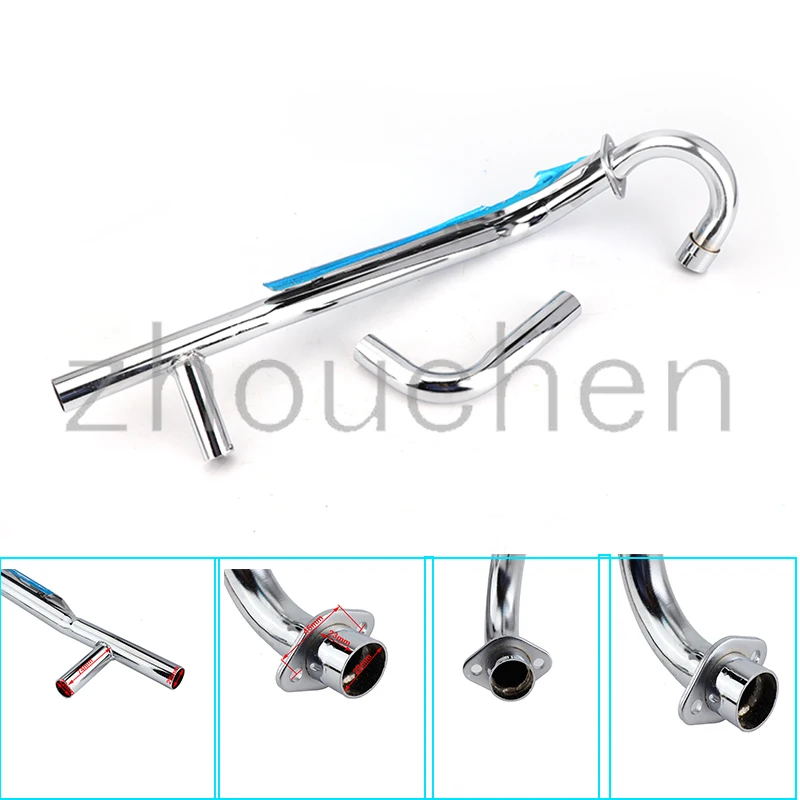 28Mm Apollo Dual Tubo Di Scarico Bullet Silenziatore Moto Fuoristrada Dirt Pit Bike 50Cc 70Cc 90Cc 110Cc 125Cc