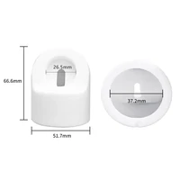 Support de chargeur pour Apple Watch série Ultra/8/SE2/7/6/SE/4/3 49mm/45mm/44mm/42mm/41mm/40mm/38mm, Mode table de nuit en Silicone Durable 6
