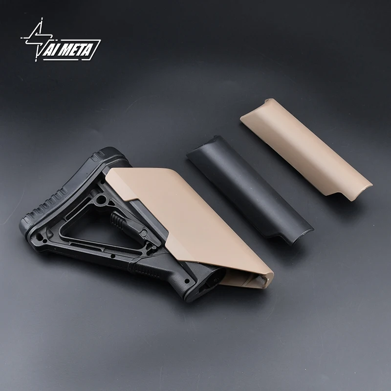 

Nylon Tactical CTR High Low Cheek Support Plastic Mount MAG AR15 M4 Rear Lift Pad Stablize Aim Airsoft Hunting Weapon Accessory