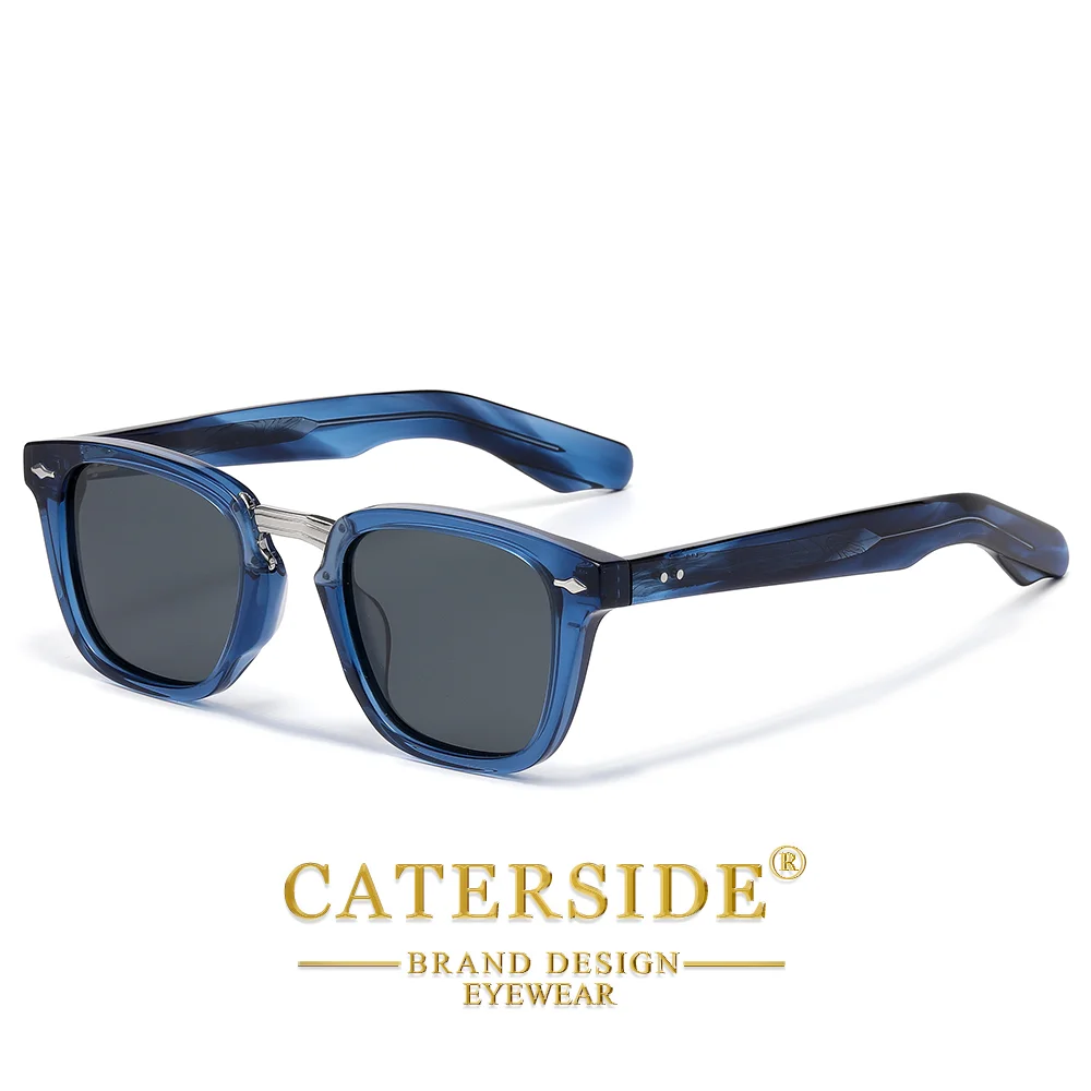 CATERSIDE Herren Polarisierte Sonnenbrille Premium Acetat Rahmen Damen Reisen Business Partys Feiertage Luxuriöse Geschenkbrille UV400 – Detail 10