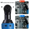 12V/18V Electric Wrench 90 Degree Right Angle Lithium Battery Rechargeable Electric Ratchet Wrench Cordless Impact Wrench 6