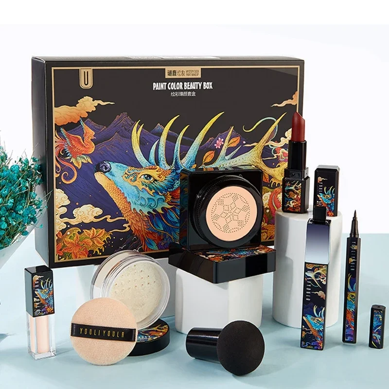 Makeup Sets include daily use Face Powder foundation Concealer eyeliner make up Valentine's Day Christmas Gift Box 7pcs/set eye makeup set makeup set makeup kit makeup gift box