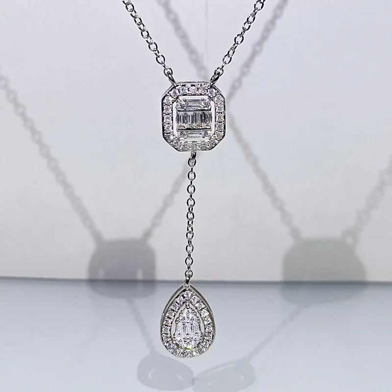 Earrings Ring Necklace Jewelry Three-piece Set Silver Plate For Women