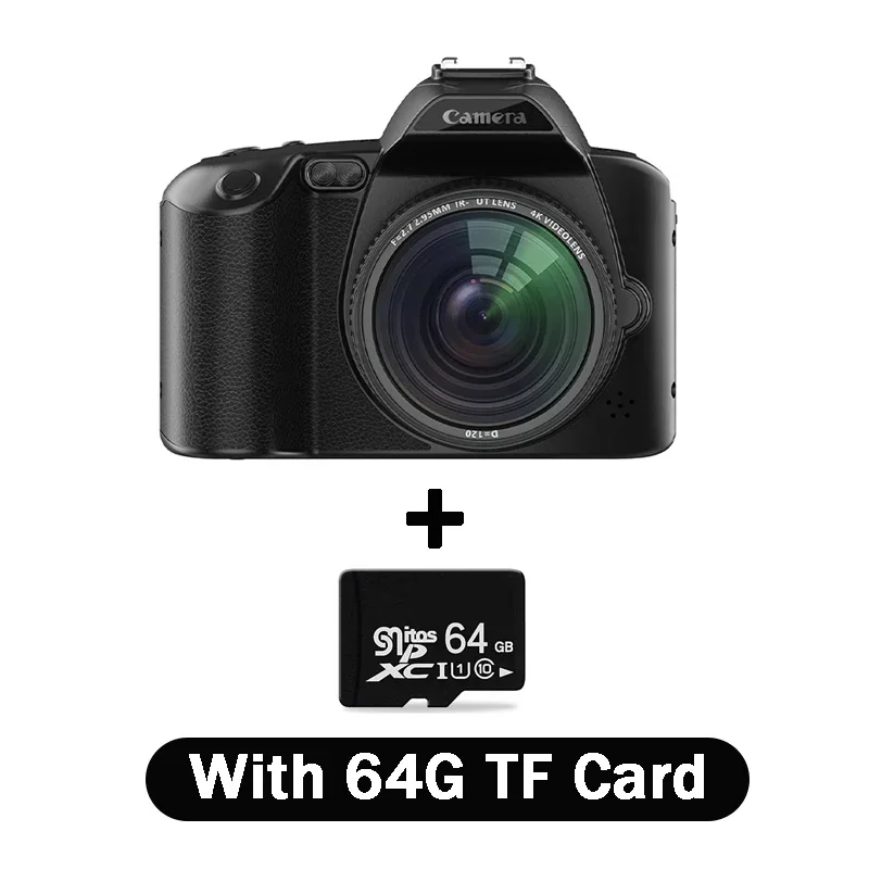 D5 Digital Camera 4K DSLR Camera with 16X Dual Camera Night