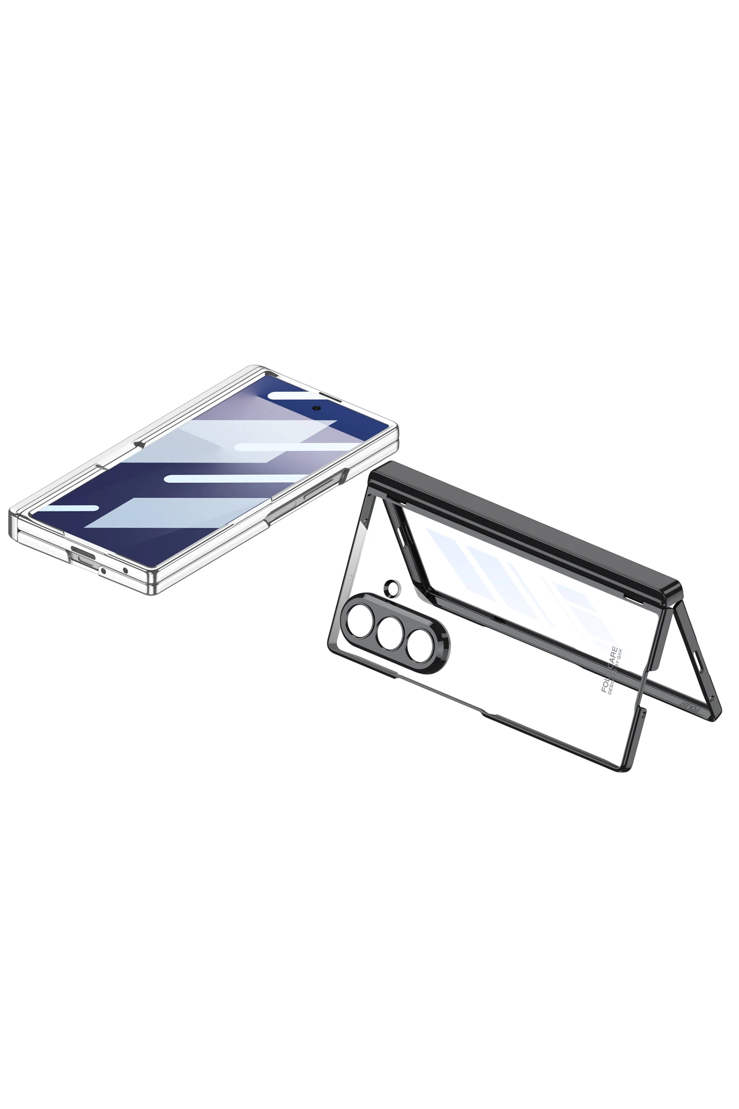Magnetic Hinge All-included Case for Samsung Galaxy Z Fold 7 Outer Screen Glass