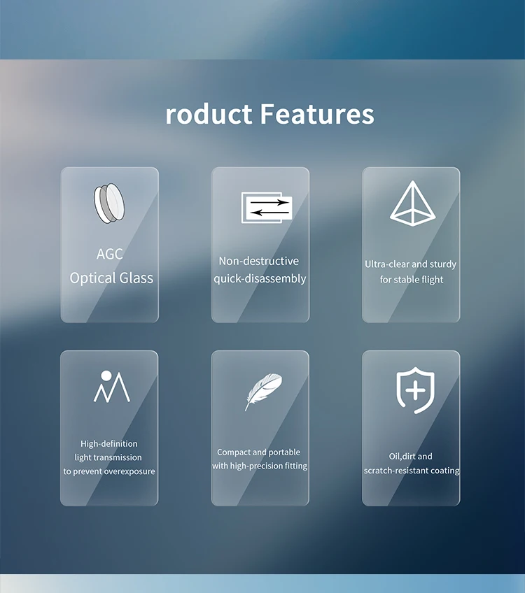 Description Picture 3 of itemCamera Lens Filters Set for DJI Mavic 3 Pro Drone Filter GND16 UV CPL ND8 ND16 ND32 ND64 Filter Kit Polar Filters Accessories