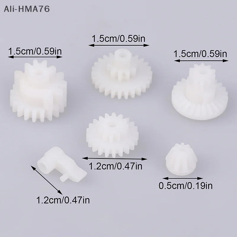 HMA76-Gel Water Bomb Gun STD 5S Gear 6 Piece Set 380 Motor D Shaft Gear CS0911 Repair Refit Accessories building blocks building block parts rc parts model repair parts