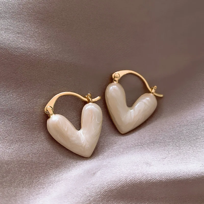 Bohemian Heart Shape Women earrings Korean New Luxury Fashion Party Wedding Pendant Earrings For Women Fashion Jewelry 2023 New