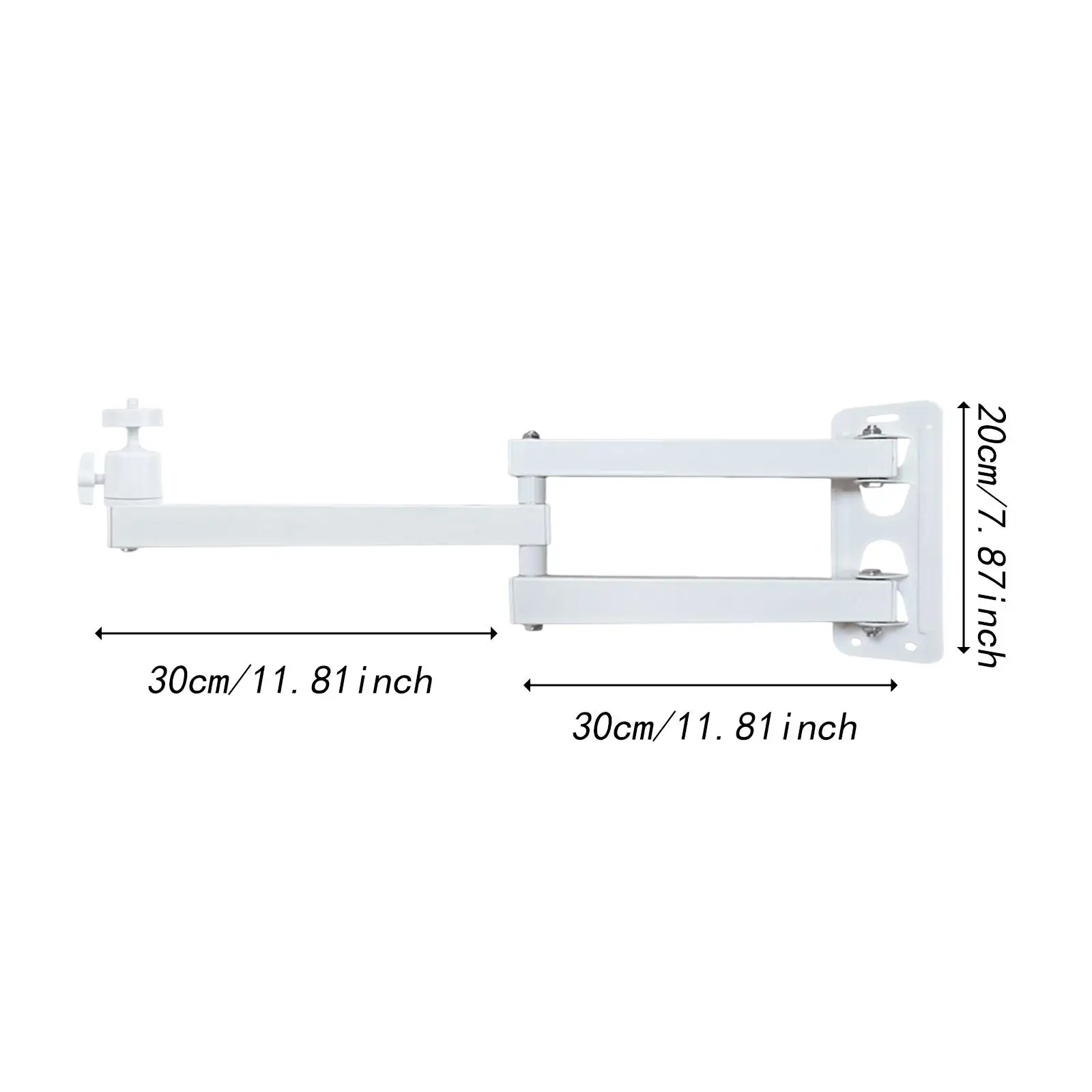 Projector Wall Mount Bracket Heavy Duty Adjustable Metal Projector Shelf 1/4 Projector Wall Mount Bracket Heavy Duty Adjustable Metal Projector Shelf 1/4