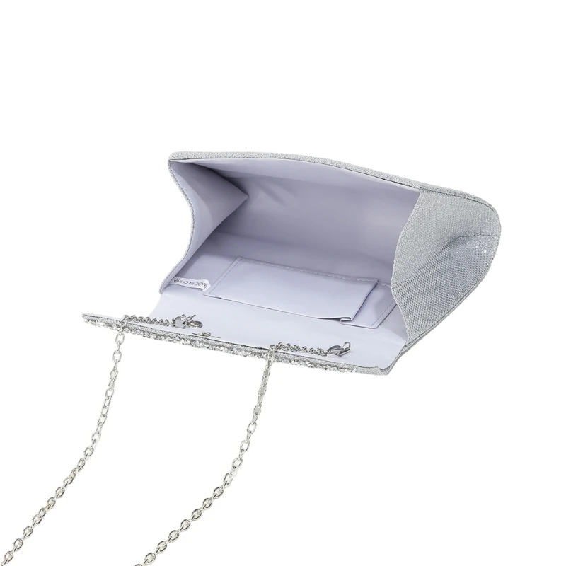 Women Evening Handbag Small Phone Wallet Purse Shoulder Bag Detachable Chain