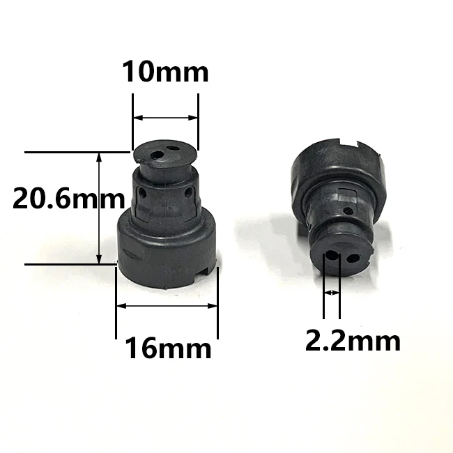 20 pcs For TOYOTA nozzle 23250 50030 Fuel injector Plastic Part Pintle Cap Fuel Injector Repair Kit16*10*20.6mm VD-PS-31009