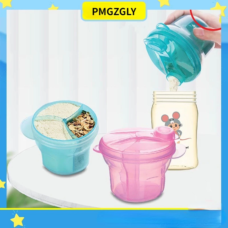 1PCS 3 Layer Travel Portable Storage Box For Infant Baby Milk Powder Formula Dispenser Food Container Storage Feeding Food Box