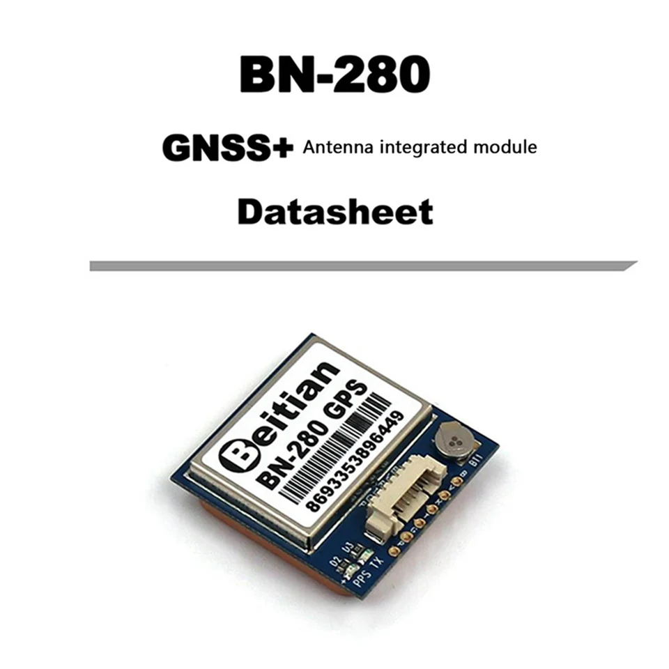 #674M GPS Module BN280 GPS+GLONASS BeiDou 5V TTL Level for RC Long Range FPV Racing Drone Airplane (Electronic component)