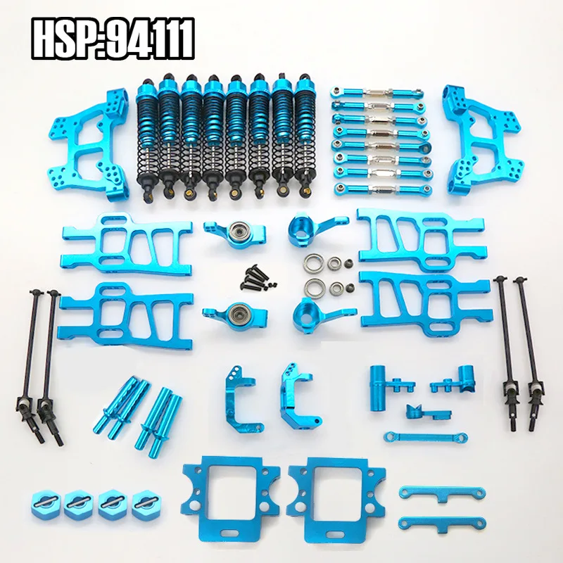 CVD ašių ir velenų rinkinys HSP 1/10 RC Buggy - Aliuminis