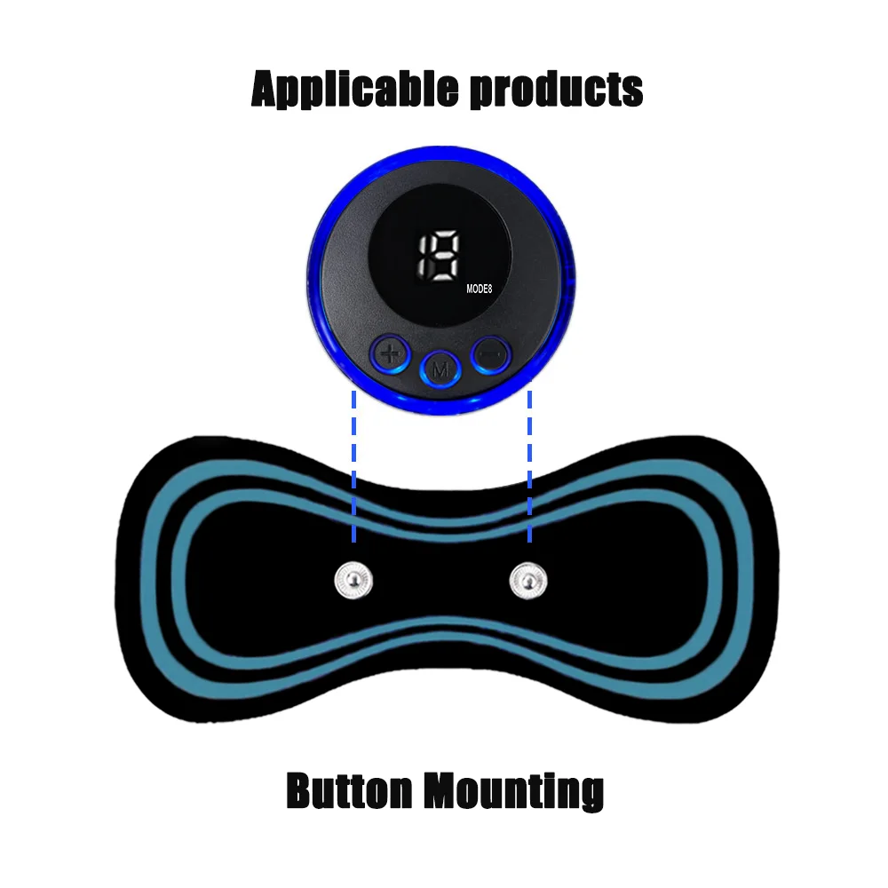 10PCS Replacement Patches Intelligent Cervical Massage Patch Gel for Mini Neck Shoulder Back Massager Gel Relieve Fatigue