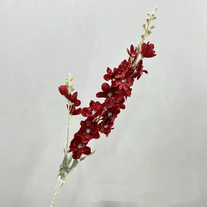 86cm künstliche Blumen Delphinium Blume Zweig gefälschte Blatt Hochzeit Dekoration im Freien DIY für Zuhause dekorative Vase Zubehör – Detail 10