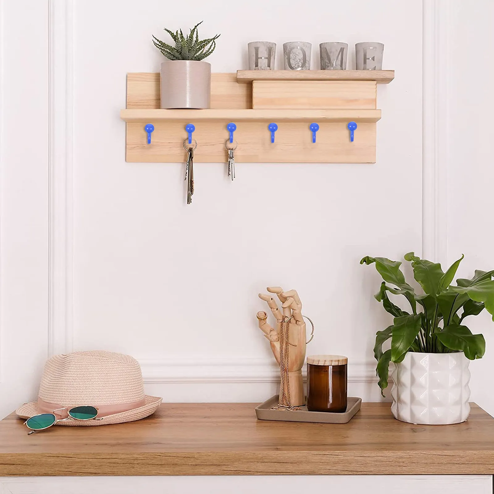 2박스 다용도 푸시핀/썸타크/후크 세트 (사무실, 가정, 게시판, 여행 지도, 사진 벽, 미술 공예, 지리학용)