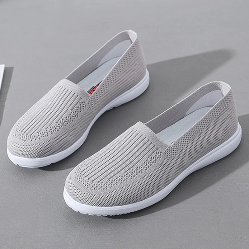 2022 New Spring Flat Shoes for Women Non-slip Soft Bottom Casual Shoes Breathable Summer Walking Sneakers Ladies Loafers