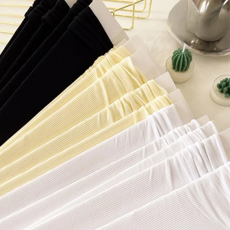 5-40Pairs Stacked Socks Women Spring and Summer Thin Solid Colour Jk Ice Silk Socks Ice Ice Socks Women Dopamine Mid-calf Socks 4