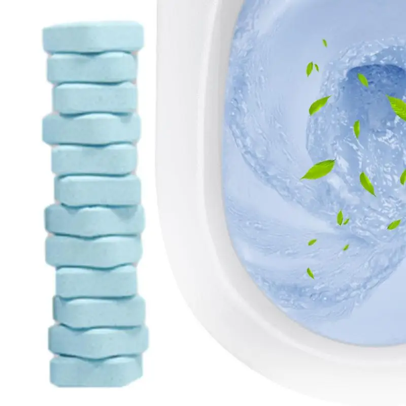

Toilet Tablets 12Pcs Concentrated Toilet Cleaning Tablets Long Lasting Bowl Cleaners Descaling And Deodorizing Tablets For