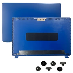 Enhanced Laptop Case - Premium LCD Back Cover, Front Bezel, Upper, Bottom & Hinges (Blue A Cover)