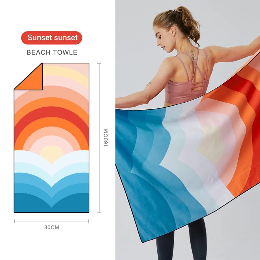 

Summer Microfiber Quick Dry Bath Towels Beach Cover Sand Free Portable Travel Towel Swimming Water Park Surfing 2023