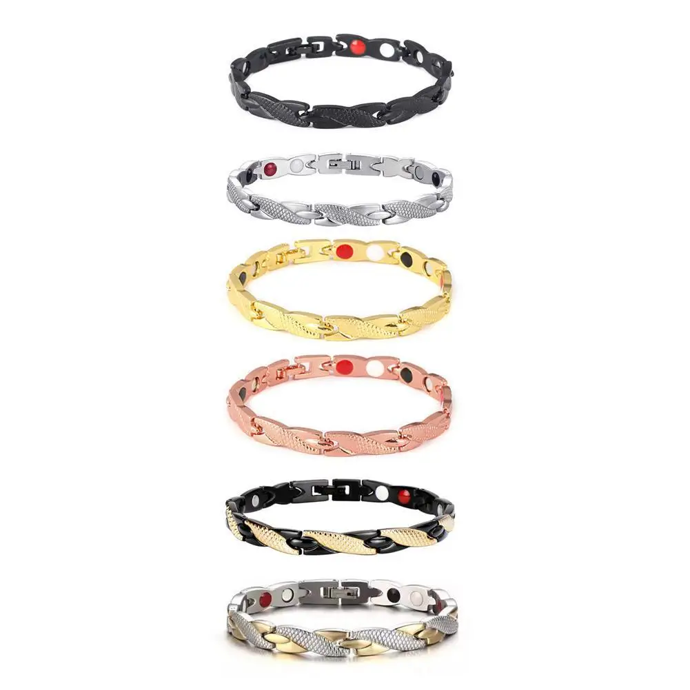Dragon Pattern Magnetic Therapy Bracelet For Women Power Therapy Magnets Bracelets Bangles For Women Men 6