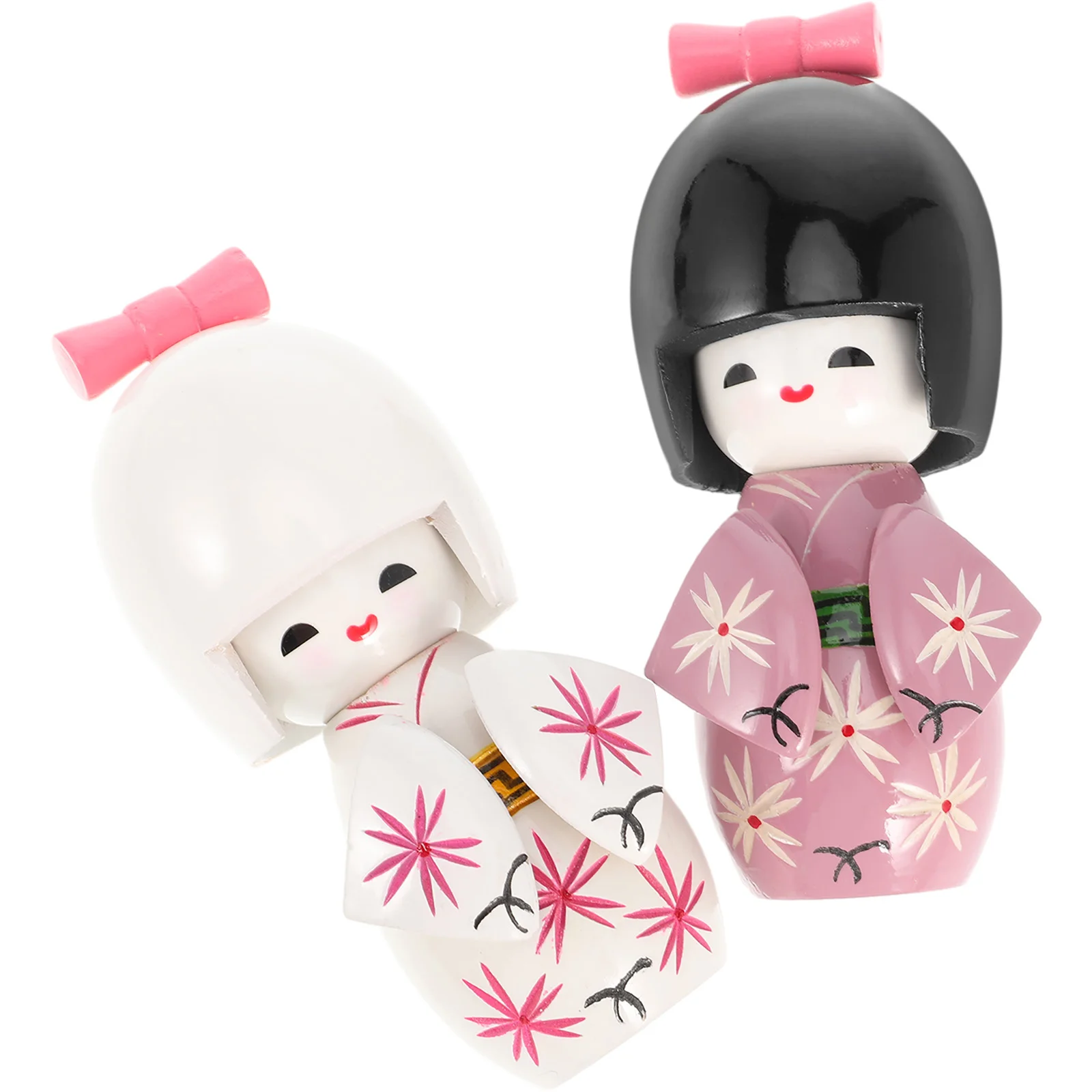 

Wooden Kimono Dolls Japanese Style Kimono Doll Japanese Wooden Kimono Doll Girl Ornament Tabletop Kimono Doll Figurines