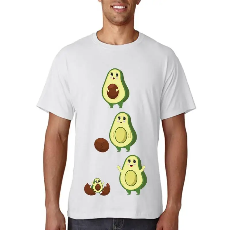 

Pregnant Avocado Cute Comic Printed T-Shirt For Girls Harajuku Loose Tee Shirt Hip Hop Gothic T Shirt 2022 Summer Woman T-Shirts