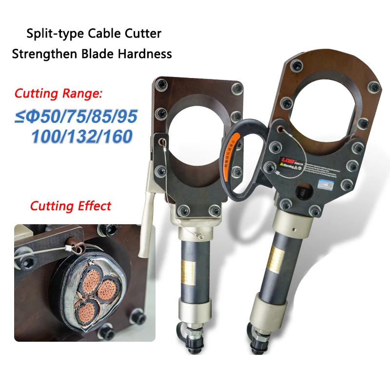 Split-type Hydraulic Cable scissors Manual Wire Cutting Pliers Electric Copper Aluminum Armored Cable Cutter Fast Cable Cutting electric hydraulic cable scissors copper aluminum armored cable 105mm 120mm split type cable cutter quick wire cutting pliers