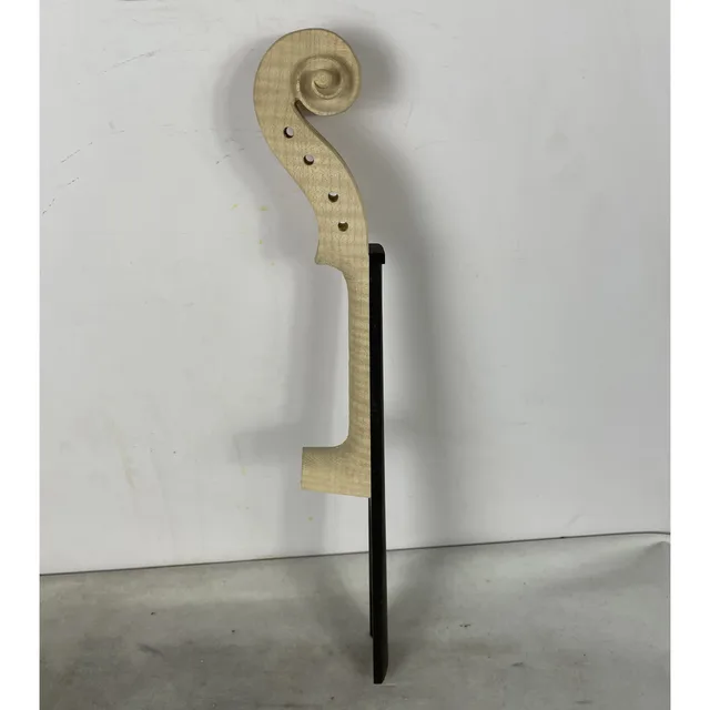 Collo Per Violino 4/4 Con Tastiera Ebano - Ricambio Per Violino, Intagliato A Mano - Foto 3
