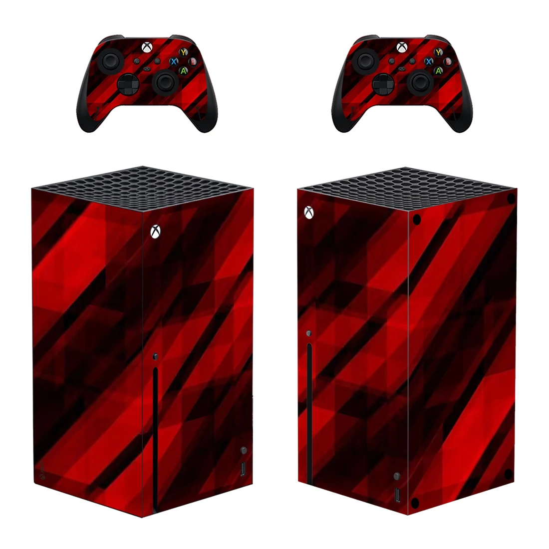 Rosso Per Xbox Series X Skin Sticker Per Xbox Series X Pelli In Pvc Per Xbox Series X Vinyl Sticker Pelli Protettive 1