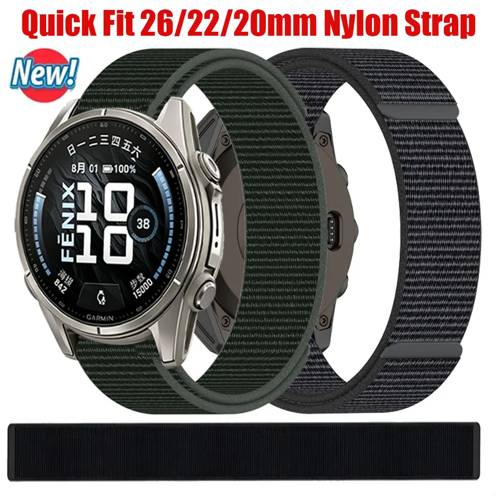 Breathable Nylon Hook & Loop Strap Wristband